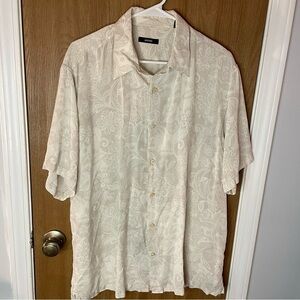 Alfani 100% Silk Button down shirt